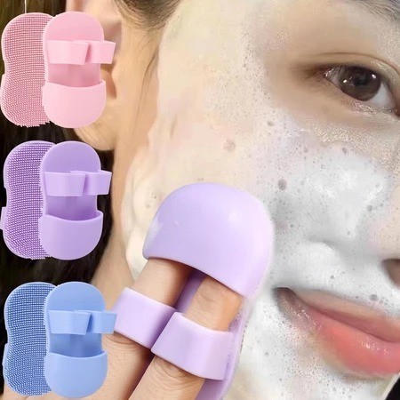 Bàn chải rửa mặt Làm sạch lỗ chân lông Bàn chải mụn đầu đen Massage Rửa mặt Dụng cụ tiện dụng Hướng 