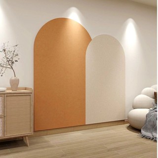 Tường nền phòng khách Trang trí tường Bố trí nhà Cải tạo tường Nhãn dán tường bằng vải nỉ