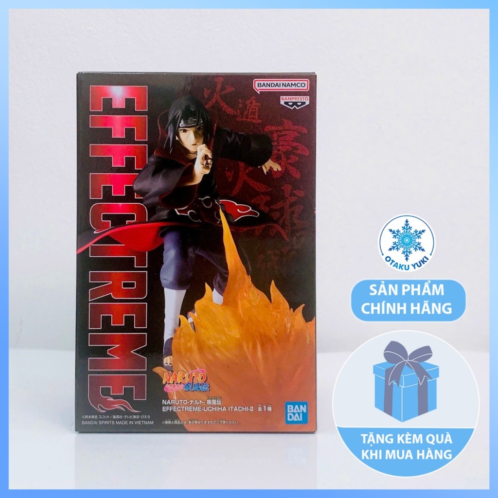 Mô Hình Uchiha Itachi - Naruto: Shippuden - Effectreme Figure Chính Hãng (Banpresto)