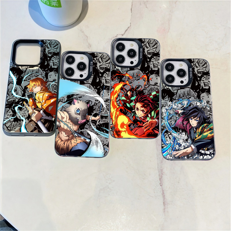 Ốp Điện Thoại Cho IPhone 11 12 Pro Max X XSMax XR 7 8 6 6S Plus SE Vỏ Demon Slayer Kamado Nezuko Tan