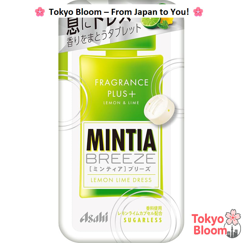 Asahi Group Foods Mintia Breeze Lemon Lime Dress 30 tablets (22g) x 8 packs- Japan Direct -
