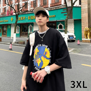 Áo thun nam Ins Xu hướng thời trang High Street Nam tay ngắn