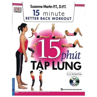Sách - 15 Phút Tập Lưng - 15 Minute Better Back Workout (Kèm DVD) 