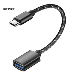 Igreenrx OTG Type-c Nam sang USB 31 Bộ chuyển đổi cáp sạc mở rộng cho nữ