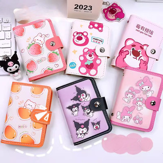Kawaii Dễ Thương KT Kuromi Hoạt Hình Hộ Chiếu Hộp Đựng Thẻ Tín Dụng Giấy Chứng Nhận Túi Bảo Quản Nữ Sinh Phụ Kiện