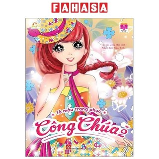 Sách tô màu trang phục công chúa 2