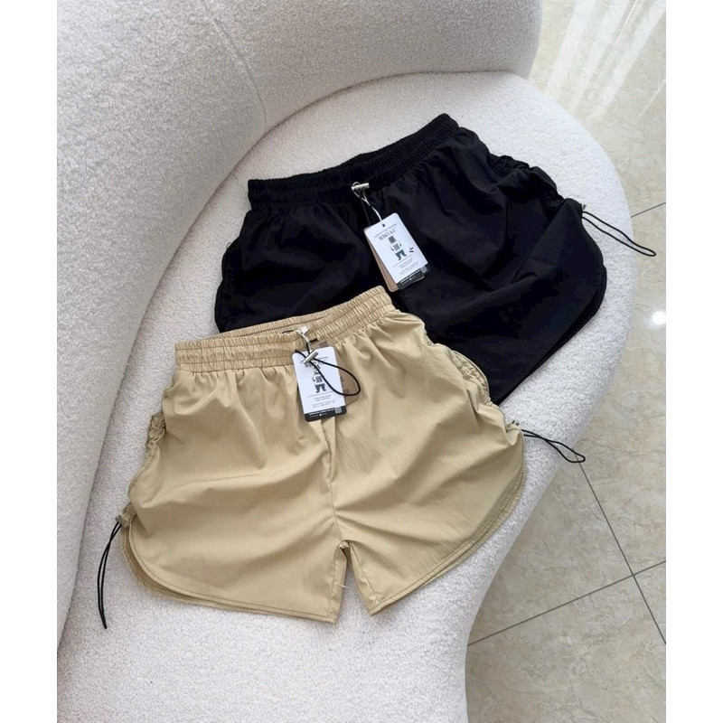 ( Set 2 quần ) Quần Short Đùi Chất Gió Nhẹ Và Mát Phối Dây Rút Siêu Đẹp - Set 2 Quần Đùi Gió Xẻ Ống 