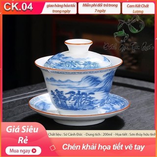 ⚡️siêu sale ⚡️ chén khải vẽ tay sứ thanh hoa – cảnh đức trấn