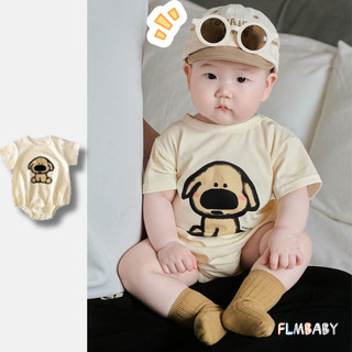 Bộ áo liền quần ngắn tay cho bé hoạt hình mùa hè Áo liền quần cho chó dễ thương