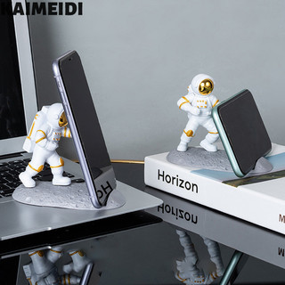 Kaimeidi Ánh sáng sang trọng tối giản kung fu phi hành gia đồ trang trí spaceman giá đỡ điện thoại di động