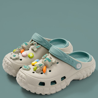 AYUER 6-14 Tuổi Xăng đan Gấu Hoạt Hình Đáy Chống Trơn Trượt