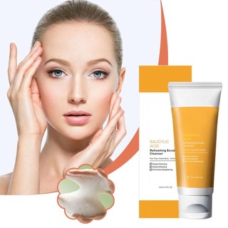 Sữa rửa mặt sảng khoái Sữa rửa mặt Salicylic Acid Scrub Sữa rửa mặt làm dịu da Z6O5