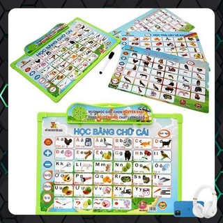 Bảng chữ cái điện tử 5 tờ kết hợp bảng từ viết xoá được (song ngữ)_1022