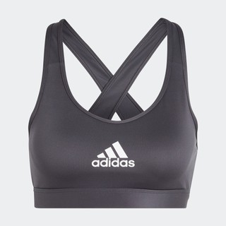 Adidas tập luyện áo bra tập luyện medium support powerreact nữ xám hr2890
