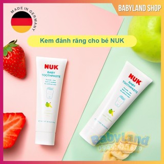 Kem đánh răng trẻ em nuốt được - Kem đánh răng cho bé 1 tuổi đến 3 tuổi NUK
