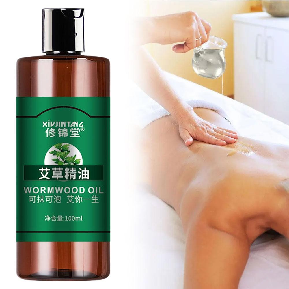 Dầu Massage Toàn Thân Gừng 100ml Dầu Cạo Dầu Bôi Trơn Cơ Thể Tinh Dầu Massage Dầu K0E9