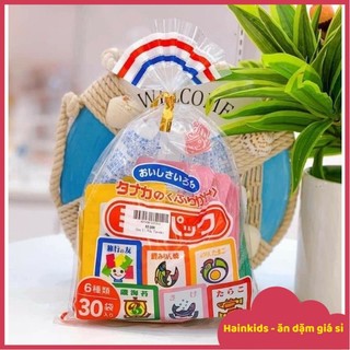 [Date 12/2024] Gia vị rắc cơm Tanaka Nhật Bản cho bé (30 gói nhỏ 6 vị)
