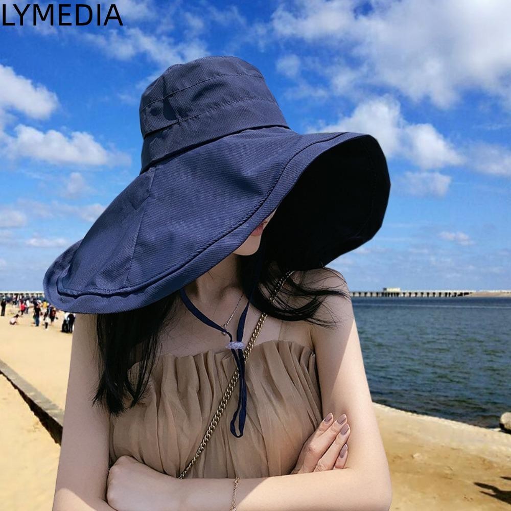 LYMEDIA ngư dân LYMEDIA, Mũ che nắng và che nắng vành rộng UPF50 +, Quà tặng mũ đi biển chống tia cự