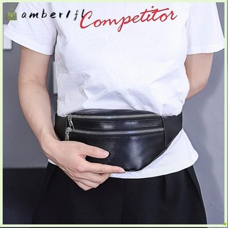 Túi Thắt Lưng AMBER1, Gói Fanny Sang Trọng Đa Năng, Da PU Ngoài Trời Chống Thấm Nước Dung Tích Lớn Thời Trang Gói Thắt Lưng Du Lịch