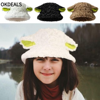 OKDEALS Ngư Dân Giữ Ấm Tai Cừu Hoạt Hình Dễ Thương