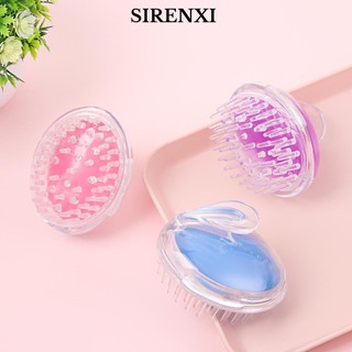 SIRENXI silicon gội đầu mát xa da đầu nhiều màu tùy chọn tiện lợi