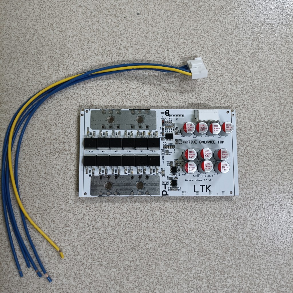 Mạch pin sắt 4s 150A kiêm cân bằng chủ động 10A