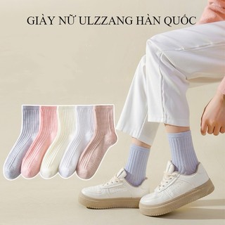 Vớ cute hàn quốc cao cổ nữ - Đa Dạng Màu Sắc -  co giãn bốn chiều