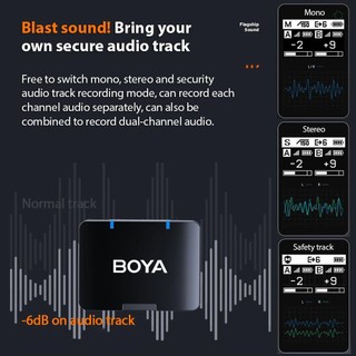 Boya Mic 300m Ios Android Boyamic-120 Máy ảnh Android không dây Máy tính Android Boyamic-110 Không dây