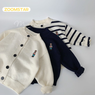 ZOOMSTAR đồ thu đông cho bé trai áo len bé trai áo thu đông bé trai KMY24924F6 40Z240930