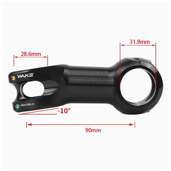 Potang nhôm xe đạp WAKE 10 độ loại tốt có hộp mã P08