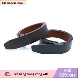 [COD] Thắt Lưng Nam Da Trâu Nguyên Tấm Bản 3.5cm – Dây Lưng 1 Lớp Bền Đẹp 3 Màu Cơ Bản (không kèm đầu)