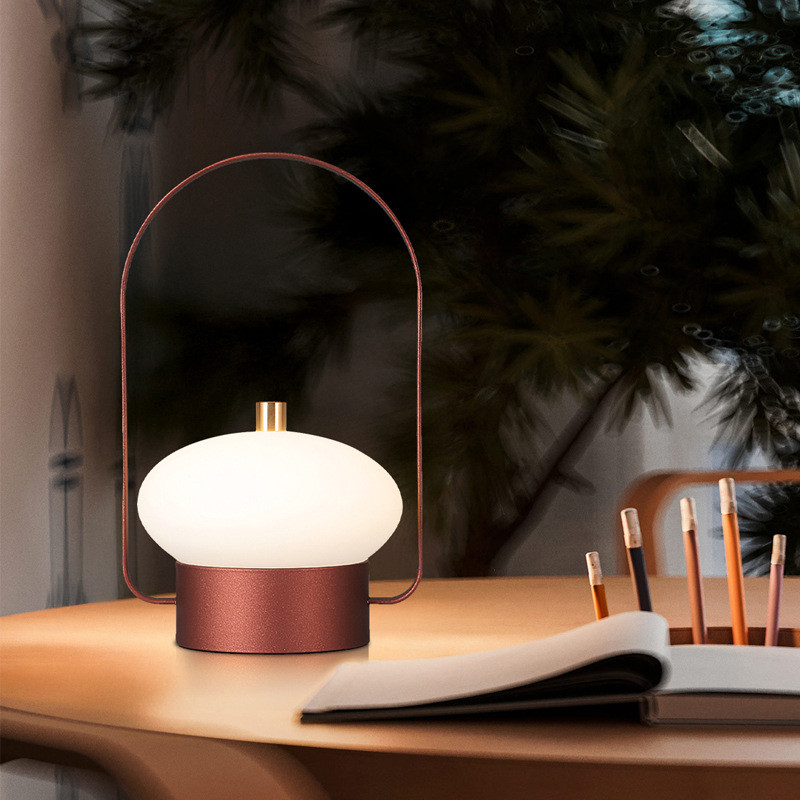 Type Metal Handheld Night Light Camp Atmosphere Light Study Living Room Table Lamp Hotel Portable Ey