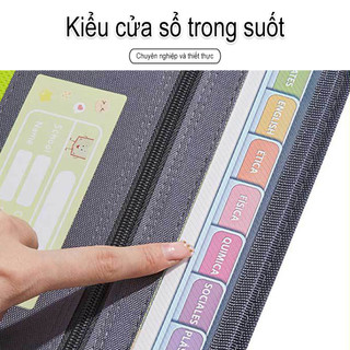 Bag of office A4 documents with Zipper key multiple classification