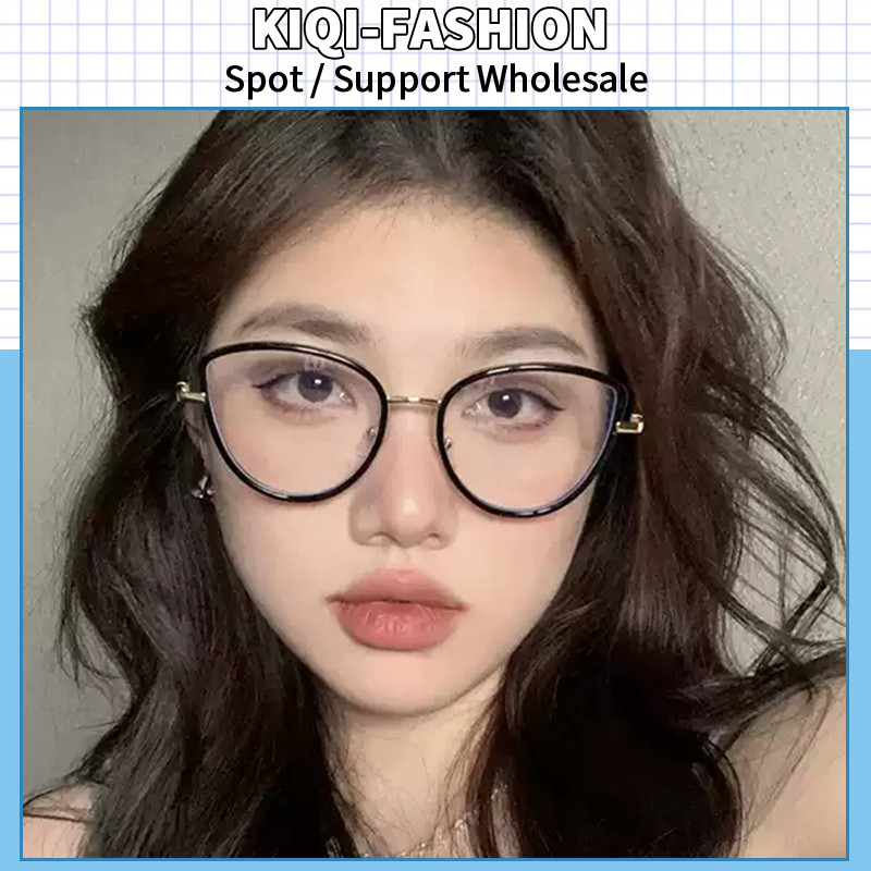 (KIQI-FASHION) Kính nữ chống ánh sáng xanh cổ điển TR90