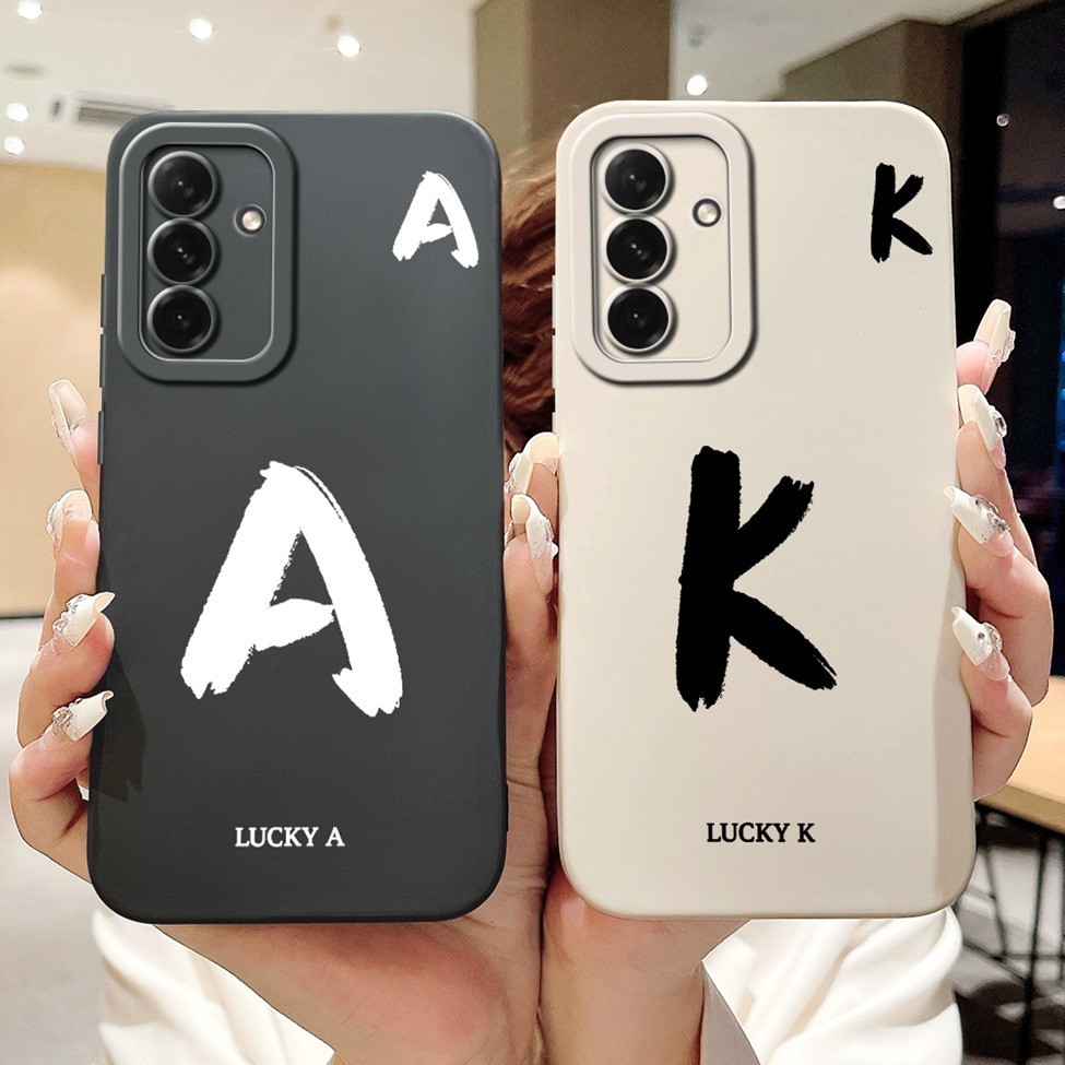 Dành Cho Samsung A56 5G A566B A5660 Dành Cho Samsung Galaxy A56 5G Ốp Lưng Thời Trang Đơn Giản Chữ A