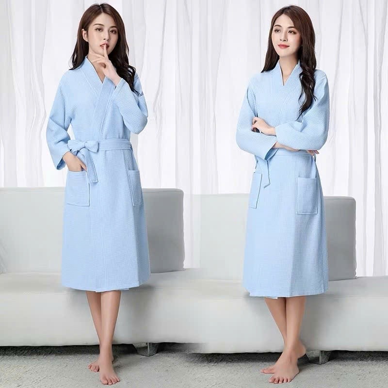 Áo Choàng Tắm, Áo Choàng Ngủ Nanomex Hàng Cao Cấp 100% Cotton Dùng Trong Khách Sạn, Nhà Nghỉ, Spa, Đ