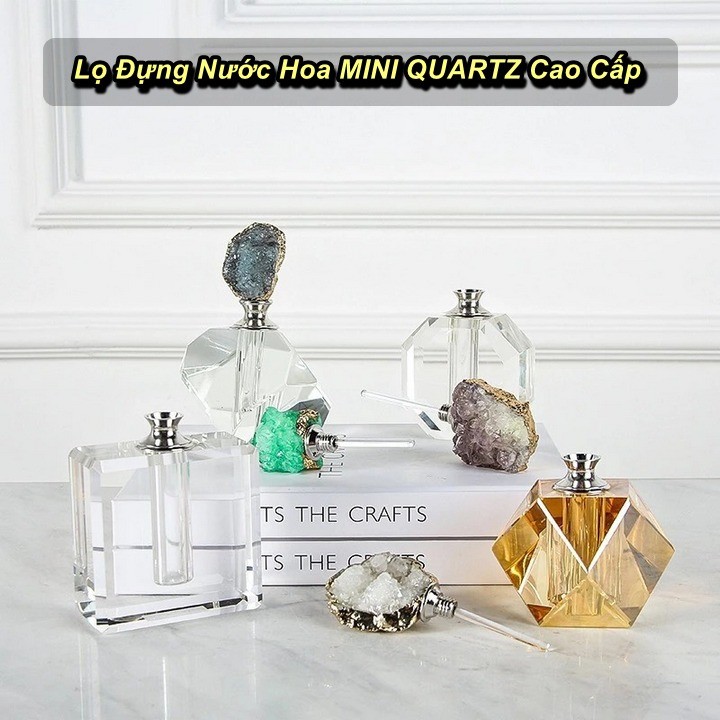 [HCM] - Lọ Đựng Nước Hoa MINI QUARTZ Cao Cấp - Home and Garden