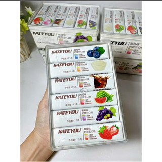 Hộp 30 Thanh Kẹo Sữa Chua Hoa Quả Các Vị Nội Địa , Kẹo Mềm Trái Cây Thanh 17G SIÊU NGON