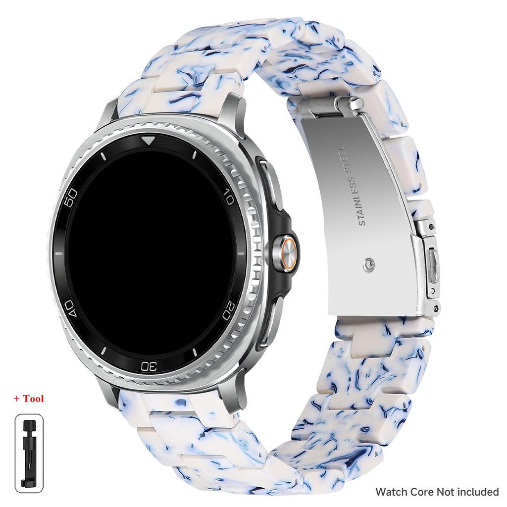 Dây đeo nhựa Vòng tay trong suốt cho Samsung Galaxy Watch 8 Classic 46mm Watch 8 40 / 44mm cho Galax