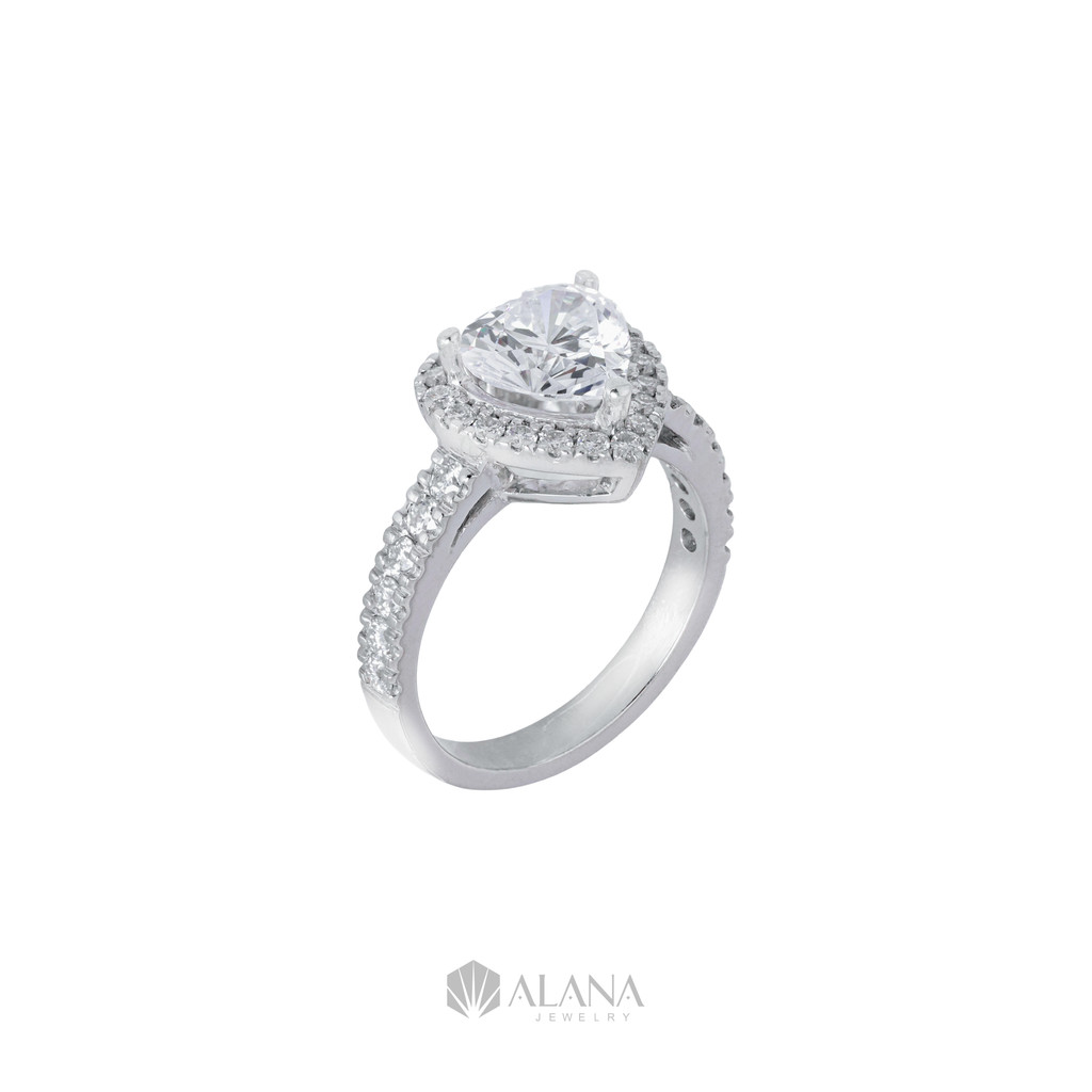 NHẪN TIM ĐÍNH MOISSANITE CHỦ 7LI BẠC 925 (CHIẾC) – RWS080015