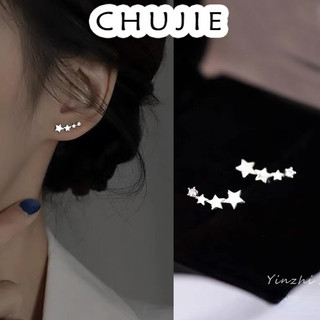 Khuyên tai ngôi sao mạ bạc 925