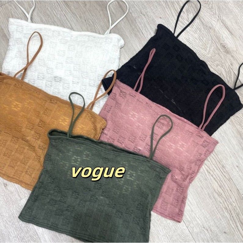 Vogue Short Tube Top Bare Navel Màu Trơn Gợi Cảm Phiên Bản Hàn Quốc (FY5228) -H -N