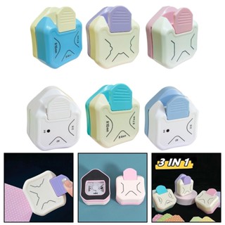 [Cosyh] Giấy cắt tròn góc đục lỗ 3 trong 1 Đồ dùng cắt thẻ giấy tự làm