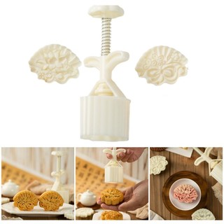 Niềm Vui Hoa Nhỏ Quạt Bánh Trung Thu Khuôn Tết Trung Thu Máy Làm Bánh Trung Thu Bánh Trung Thu Tem Bánh Quy Áp Lực Tay Bánh Trung Thu Nướng Bánh Để