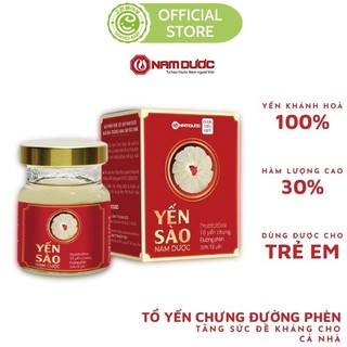 Yến sào nam dược lọ 70ml tổ yến chưng đường phèn bồi bổ, tăng sức đề kháng, giảm mệt mỏi