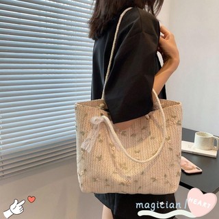 Túi rơm MAGICIAN1 Túi xách nữ dệt mùa hè