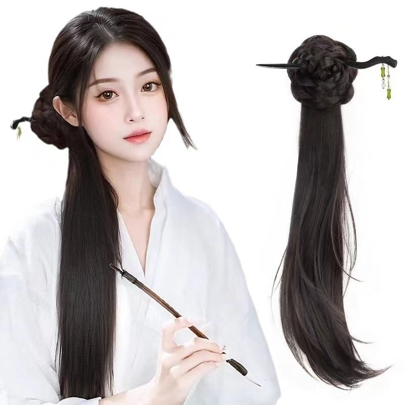 Tóc Giả Đuôi Ngựa Nữ Lấy Và Kẹp Đuôi Ngựa Tóc Thẳng Nối Tóc Mô Phỏng Tóc Tóc Với Đuôi Ngựa Kẹp Tóc Và Đuôi Ngựa Phụ Kiện Tóc