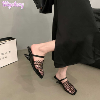 Dép xỏ ngón chân lưới thời trang nữ Dép bệt kiểu Pháp
