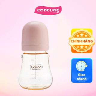 Bình sữa PPSU Edison 240ml - Hồng