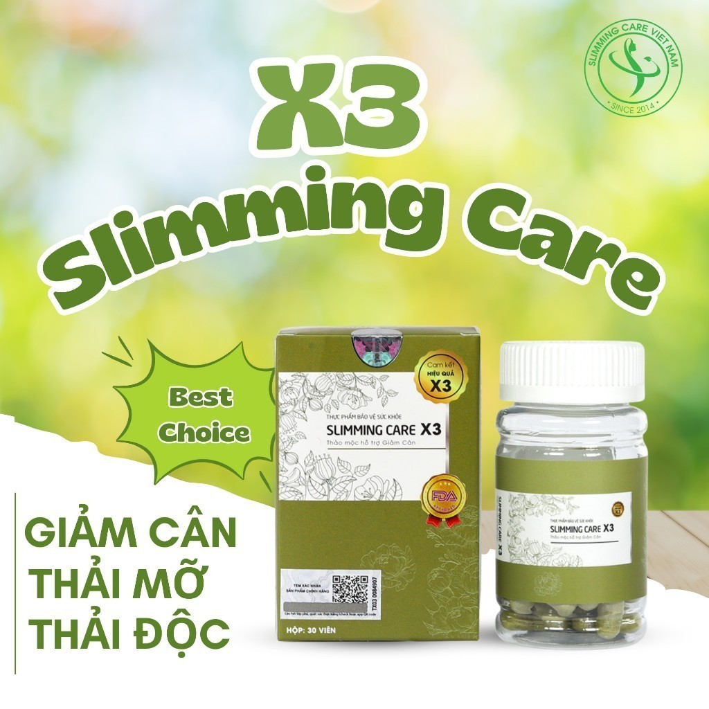 Trà Thảo Mộc Giảm Cân Slimming Care X3 Giúp Đào Thải Mỡ Thừa, Giảm Cân Nhanh Chóng { CHÍNH HÃNG}